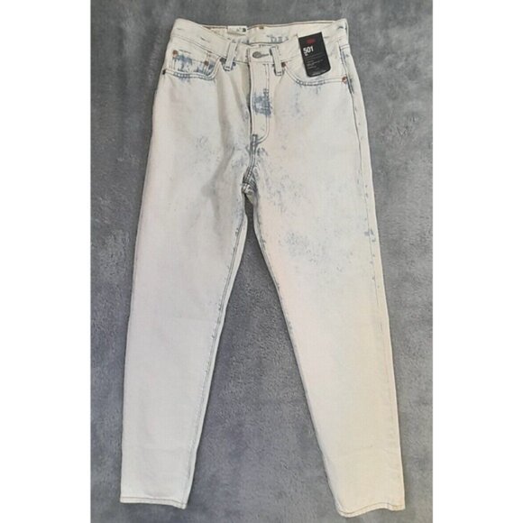 Levi's Premium 501 81' Acid Wash, High Rise, Big E (2022), 25x31, NWT $128 MSRP - Picture 2 of 11